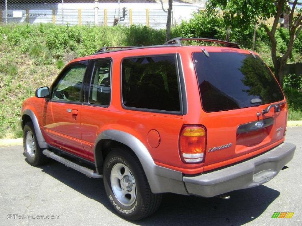 1999 Explorer Sport 4x4 - Bright Red Clearcoat / Medium Graphite Grey photo #5