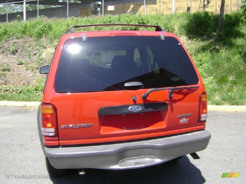 1999 Explorer Sport 4x4 - Bright Red Clearcoat / Medium Graphite Grey photo #6