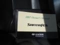 2007 Ebony Black Hyundai Santa Fe Limited 4WD  photo #16