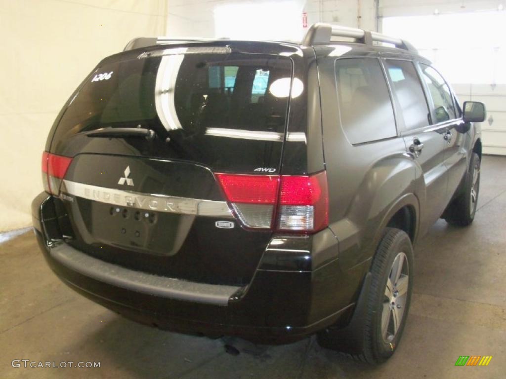 2010 Endeavor SE AWD - Kalapana Black / Black photo #12