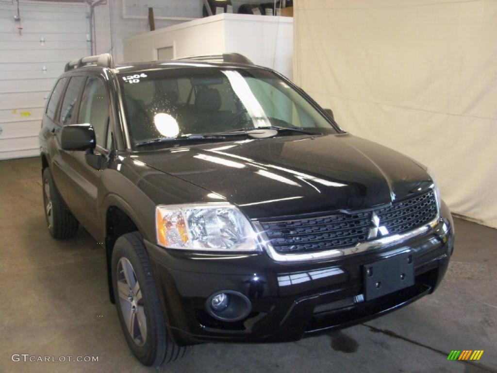 2010 Endeavor SE AWD - Kalapana Black / Black photo #13
