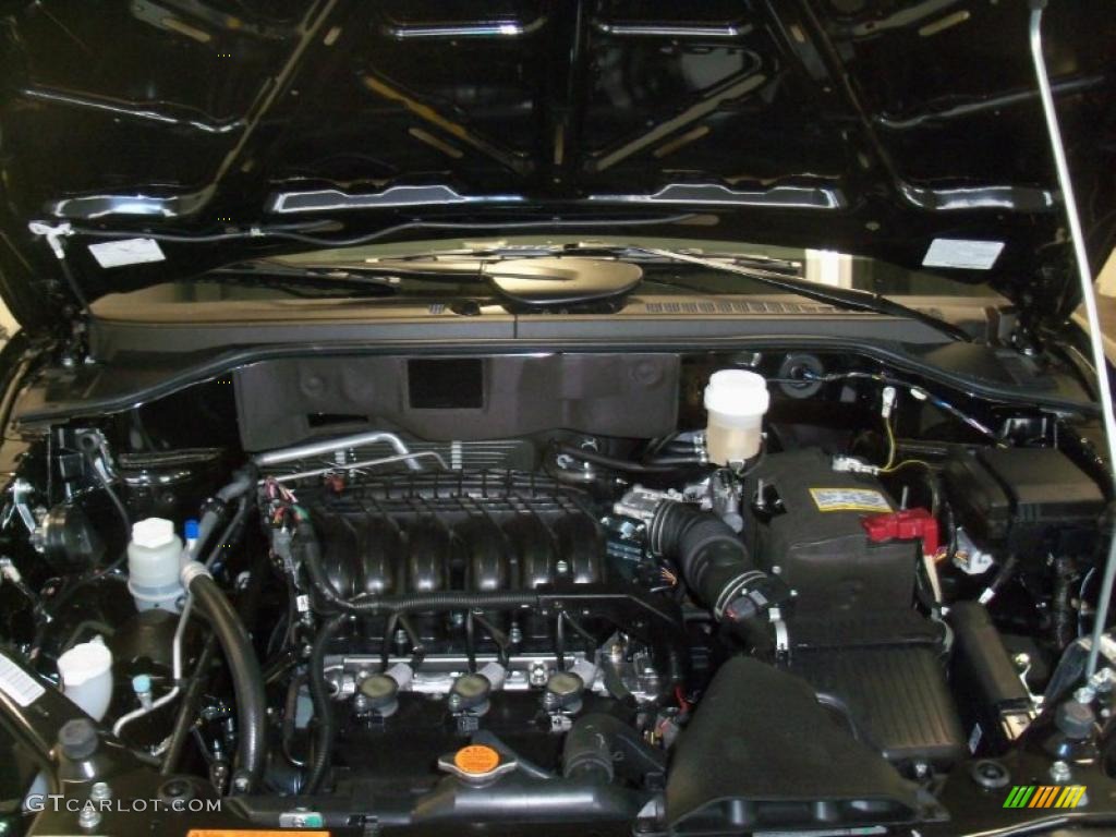 2010 Endeavor SE AWD - Kalapana Black / Black photo #16
