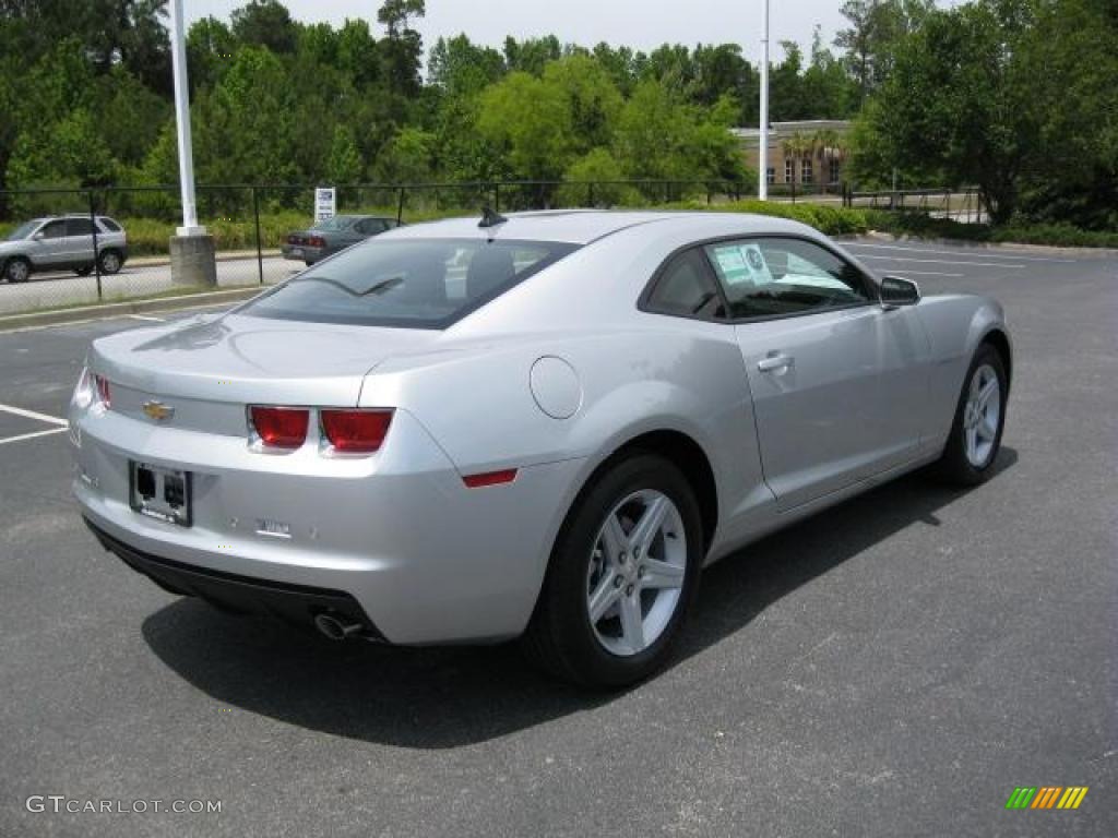 2010 Camaro LT Coupe - Silver Ice Metallic / Black photo #2