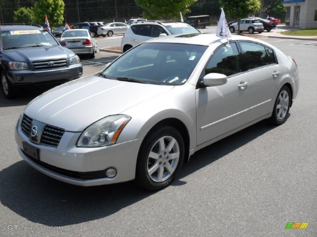 Liquid Silver Metallic Nissan Maxima