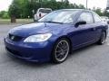 2004 Fiji Blue Pearl Honda Civic Value Package Coupe  photo #4