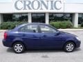 2009 Dark Sapphire Blue Hyundai Accent GLS 4 Door  photo #1