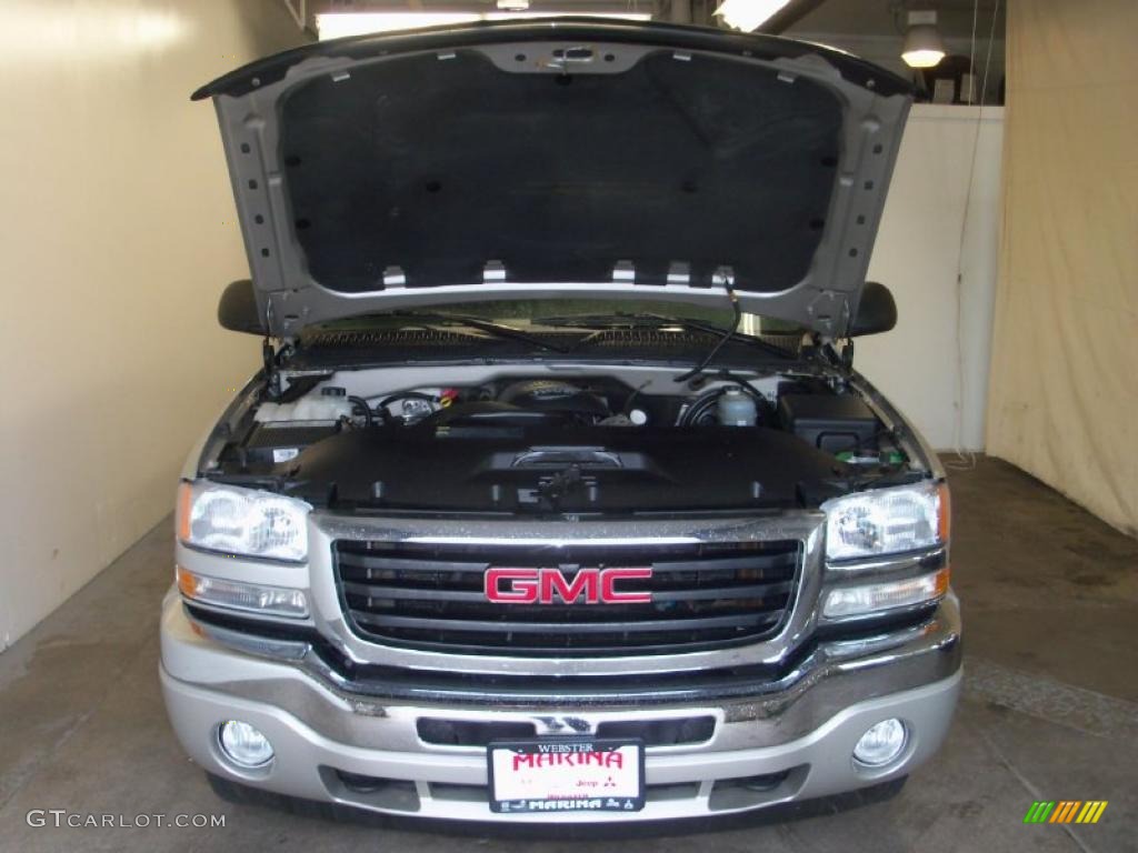 2006 Sierra 1500 SLE Extended Cab 4x4 - Silver Birch Metallic / Dark Pewter photo #15