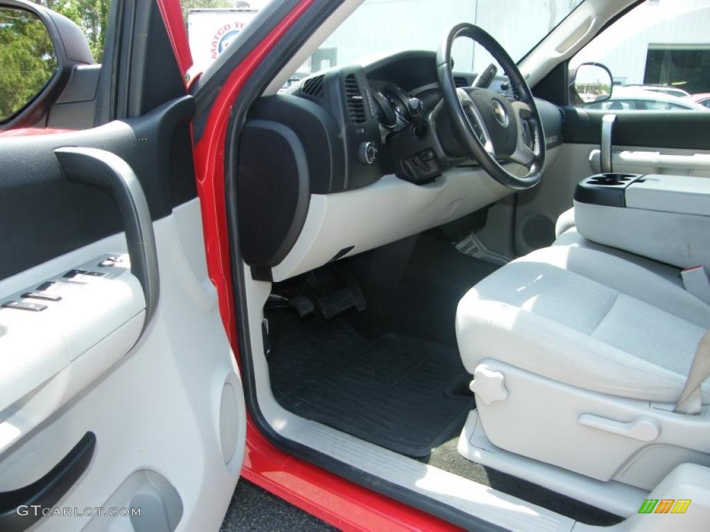 2007 Silverado 1500 LT Z71 Extended Cab 4x4 - Victory Red / Light Cashmere/Ebony Black photo #12