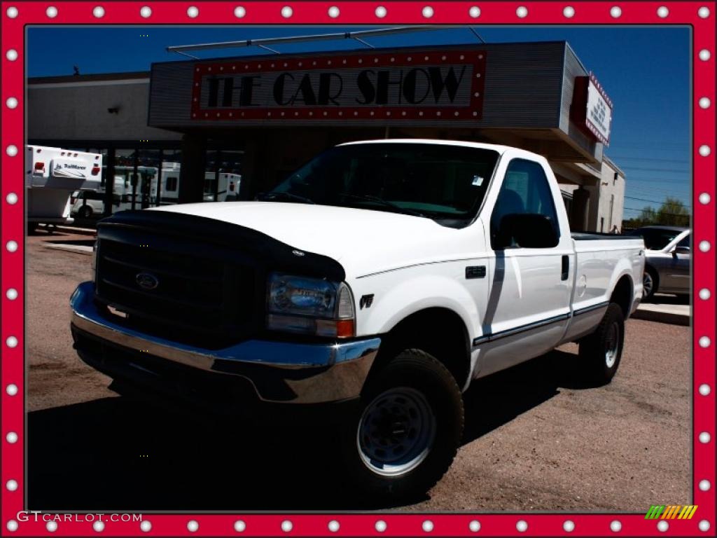 Oxford White Ford F250 Super Duty