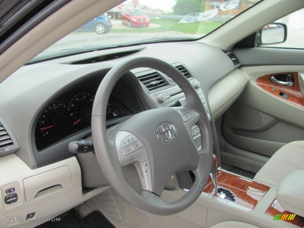 2010 Camry XLE - Black / Bisque photo #8
