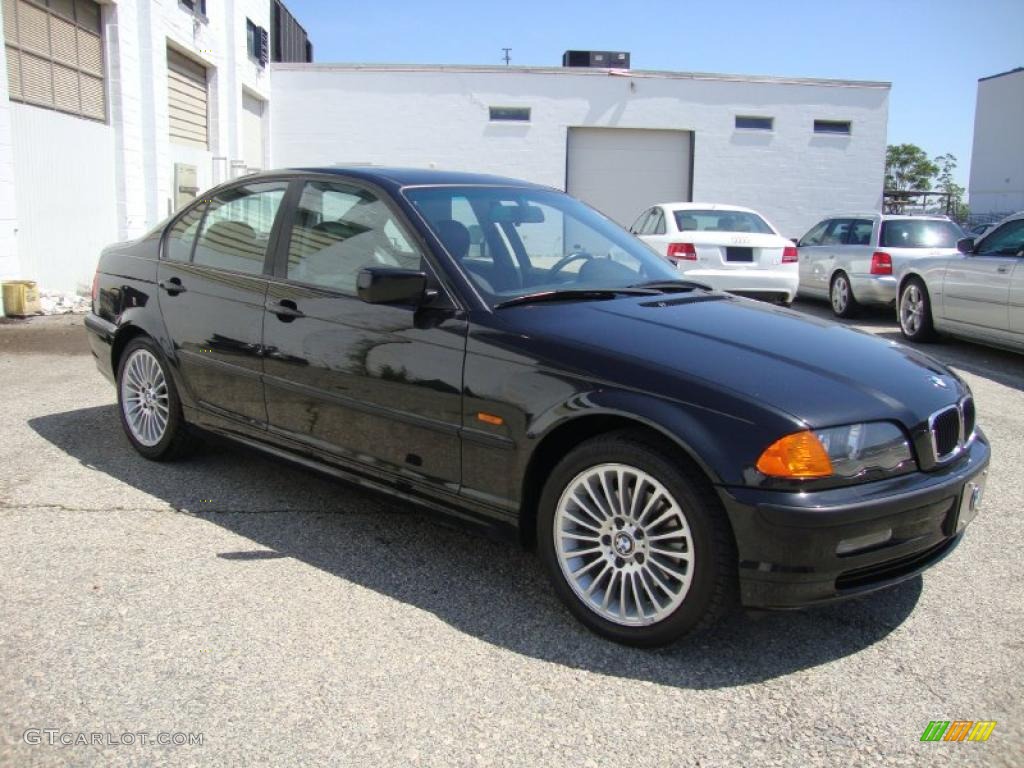 2001 3 Series 325xi Sedan - Jet Black / Black photo #6