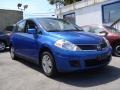 2008 Sapphire Blue Nissan Versa 1.8 S Hatchback  photo #1