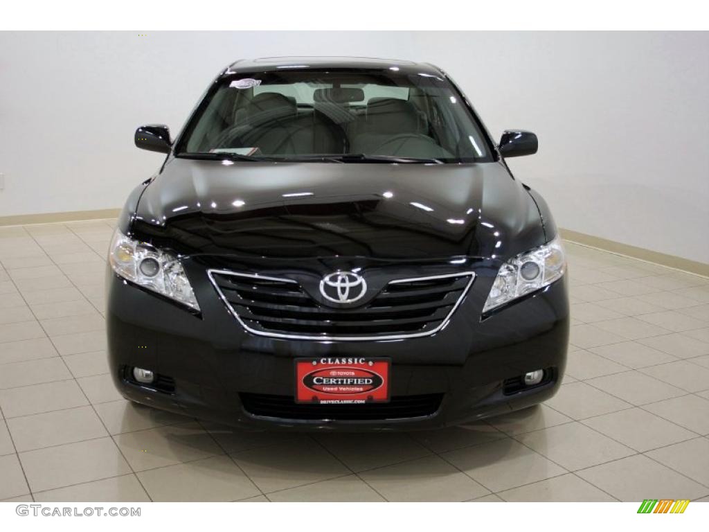2007 Camry XLE - Black / Bisque photo #2