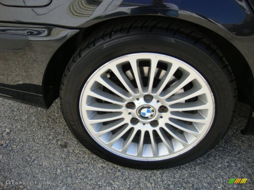 2001 3 Series 325xi Sedan - Jet Black / Black photo #30