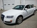 Ibis White - A6 3.2 quattro Sedan Photo No. 2