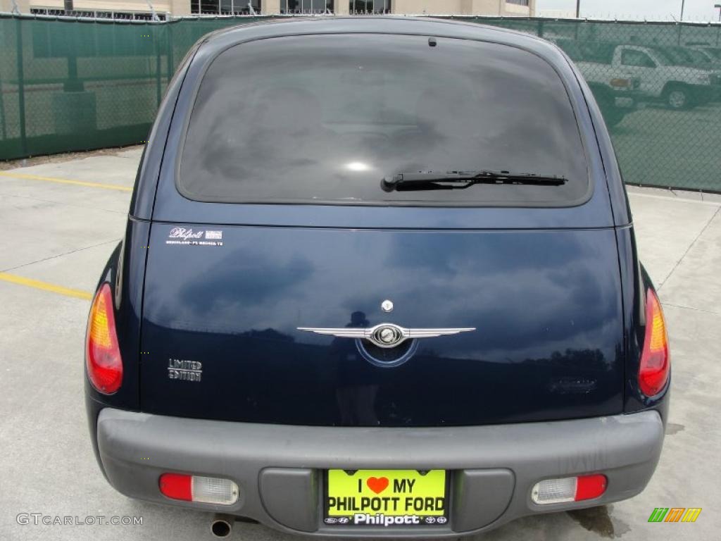 2002 PT Cruiser Limited - Patriot Blue Pearlcoat / Taupe photo #4