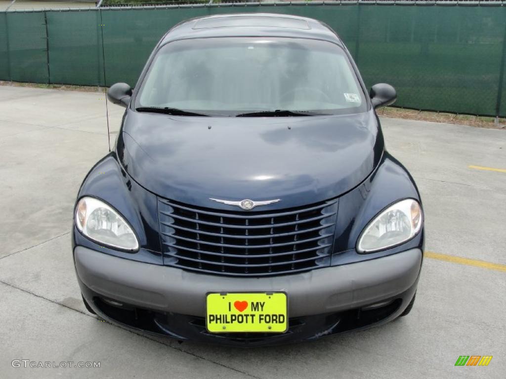 2002 PT Cruiser Limited - Patriot Blue Pearlcoat / Taupe photo #8