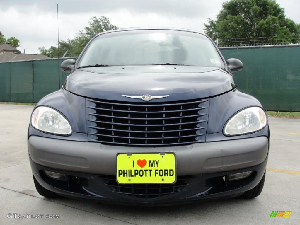 2002 PT Cruiser Limited - Patriot Blue Pearlcoat / Taupe photo #9