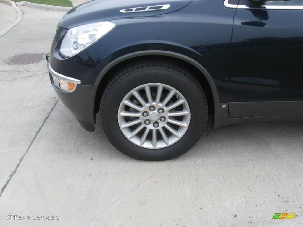 2008 Enclave CXL AWD - Ming Blue Metallic / Titanium/Dark Titanium photo #10