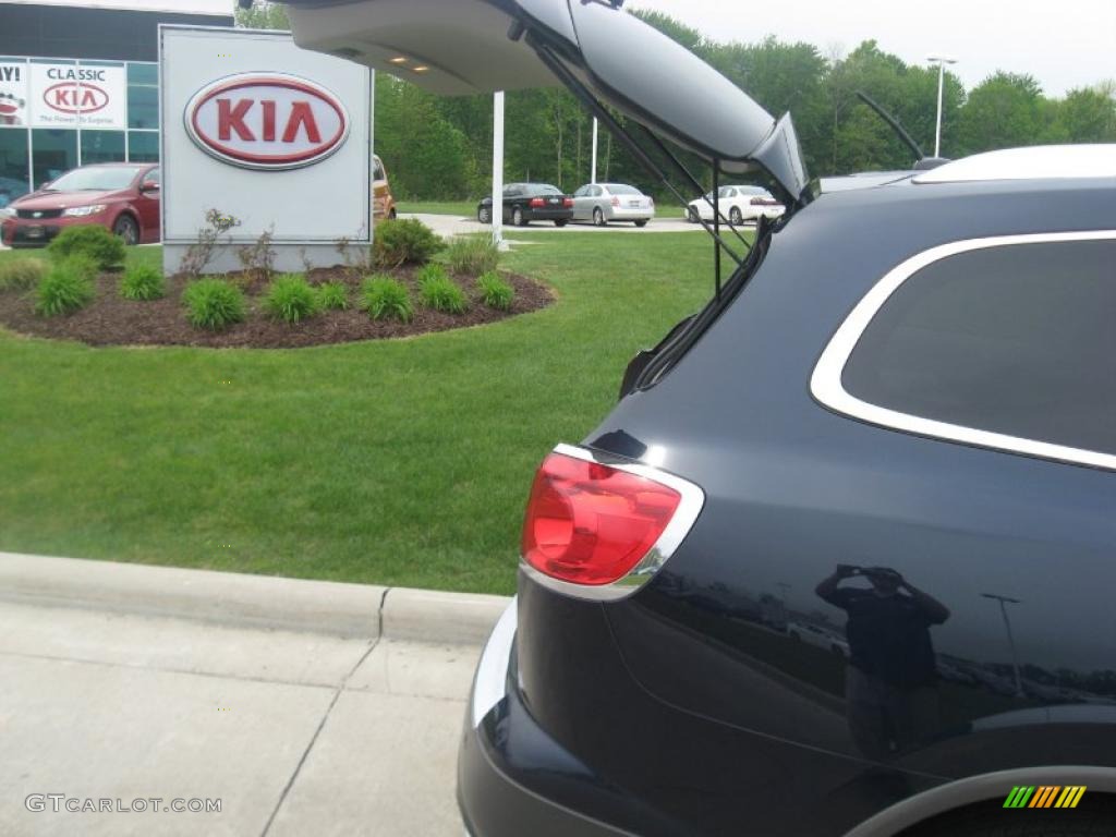 2008 Enclave CXL AWD - Ming Blue Metallic / Titanium/Dark Titanium photo #24