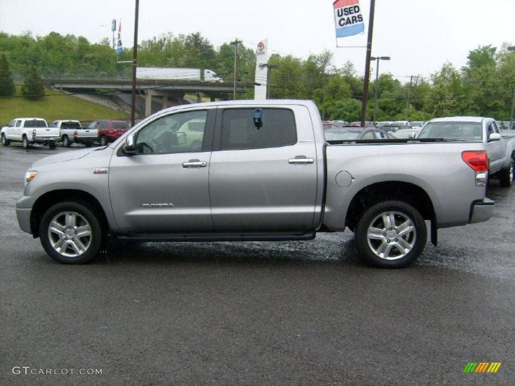 2007 Tundra Limited CrewMax 4x4 - Silver Sky Metallic / Graphite Gray photo #4