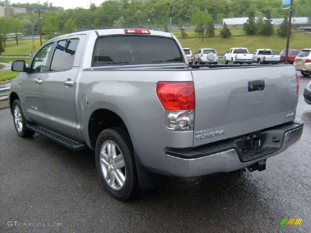 2007 Tundra Limited CrewMax 4x4 - Silver Sky Metallic / Graphite Gray photo #5