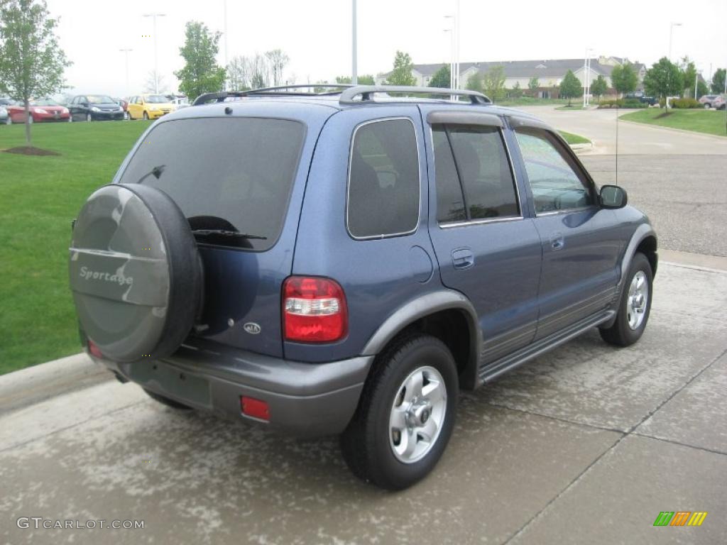 2002 Sportage  - Slate Blue / Gray photo #3