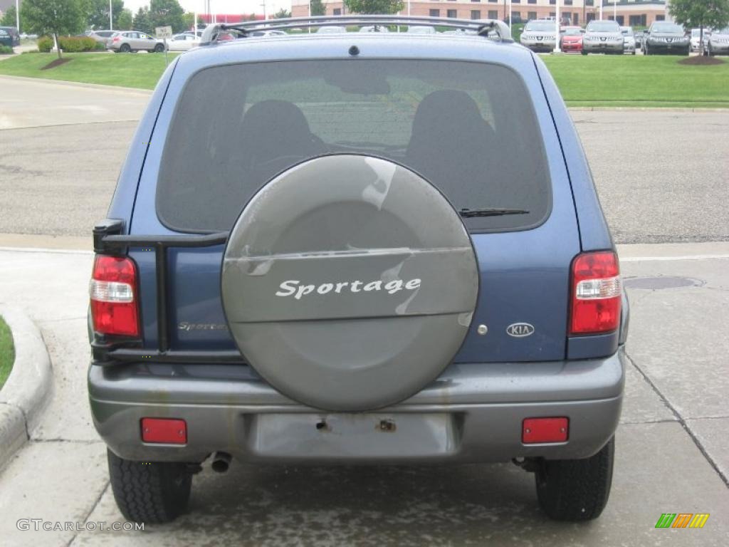 2002 Sportage  - Slate Blue / Gray photo #4