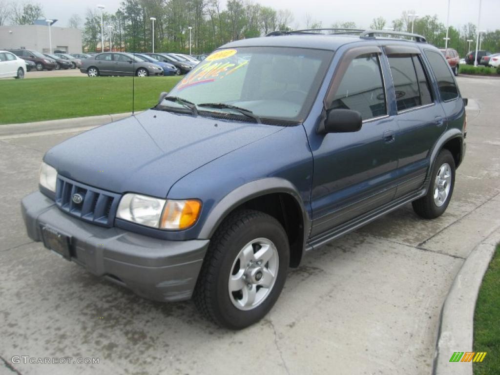 2002 Sportage  - Slate Blue / Gray photo #7