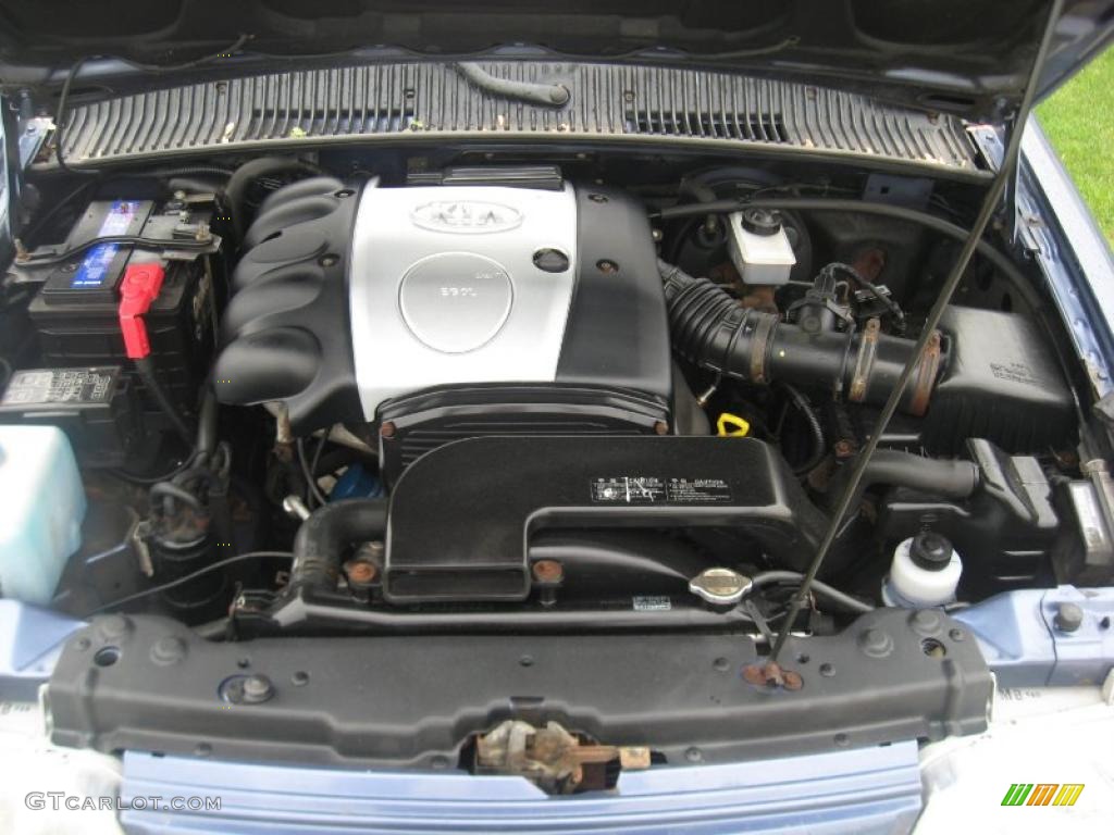 2002 Sportage  - Slate Blue / Gray photo #14
