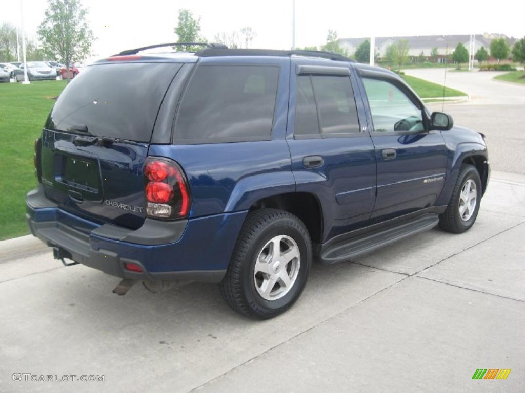 2003 TrailBlazer LT 4x4 - Indigo Blue Metallic / Medium Pewter photo #3