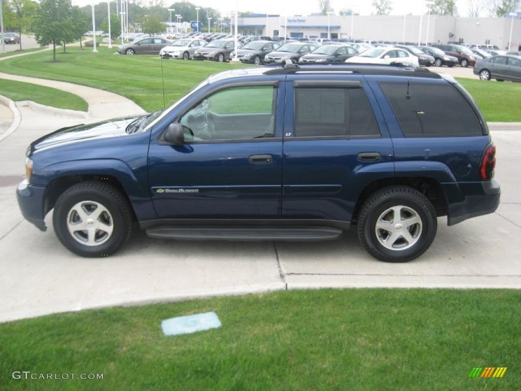 2003 TrailBlazer LT 4x4 - Indigo Blue Metallic / Medium Pewter photo #6