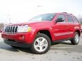 2005 Inferno Red Crystal Pearl Jeep Grand Cherokee Limited 4x4  photo #1