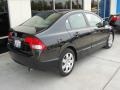 2009 Crystal Black Pearl Honda Civic LX Sedan  photo #3