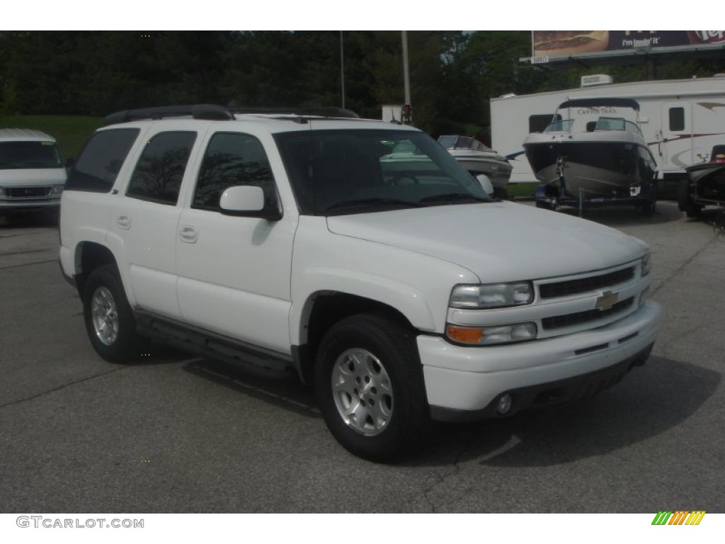 2004 Tahoe Z71 4x4 - Summit White / Gray/Dark Charcoal photo #1