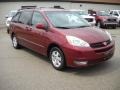 2004 Salsa Red Pearl Toyota Sienna XLE  photo #6