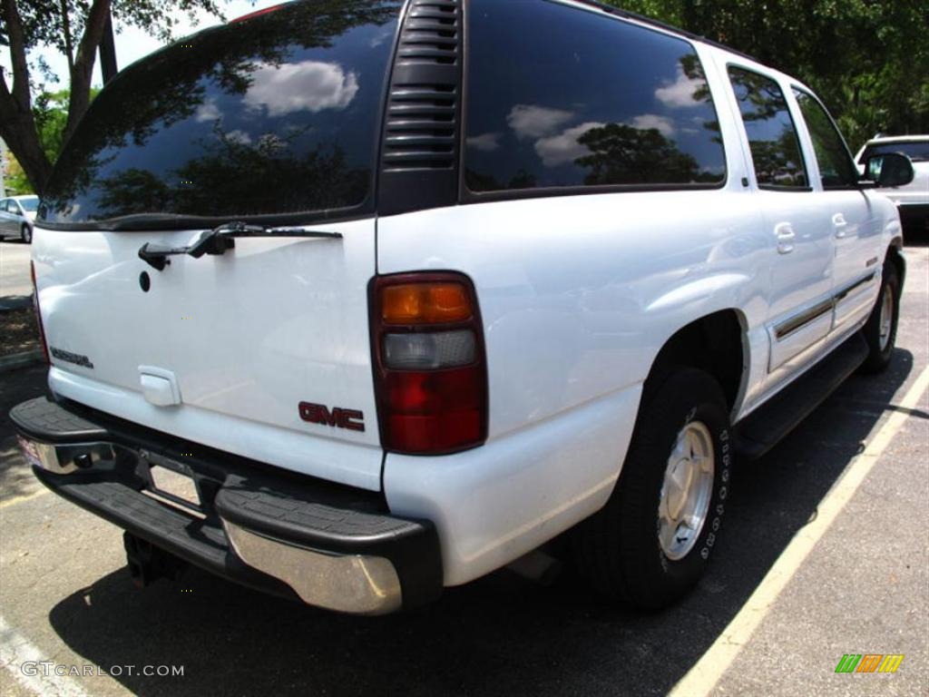 2003 Yukon XL SLT 4x4 - Summit White / Neutral/Shale photo #2