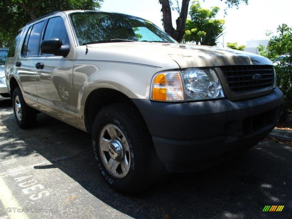 2003 Explorer XLS - Harvest Gold Metallic / Medium Parchment Beige photo #1