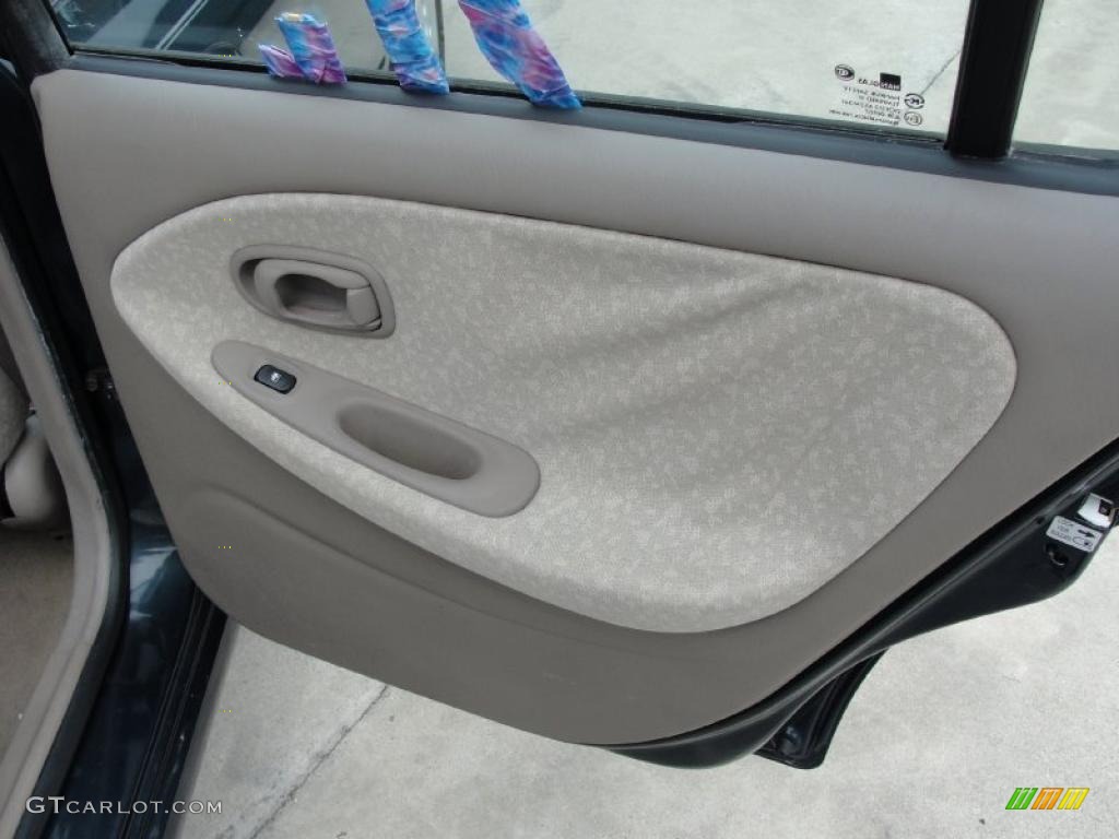2000 Elantra GLS Sedan - Forest Green / Gray photo #24
