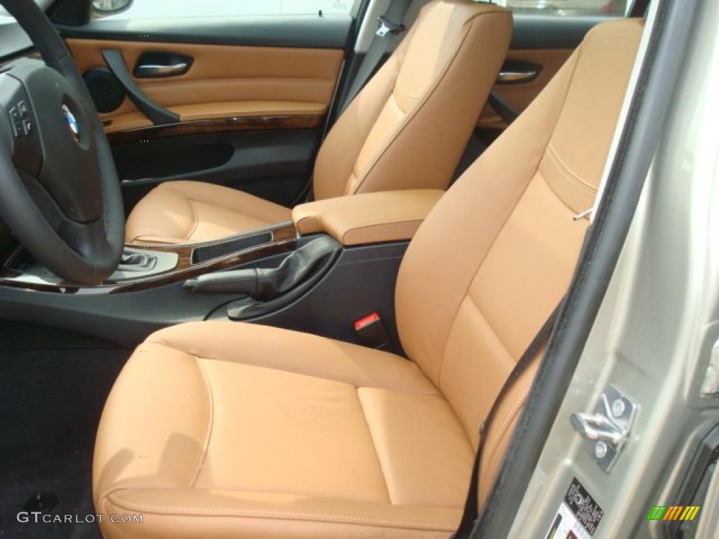 2009 3 Series 328i Sedan - Platinum Bronze Metallic / Saddle Brown Dakota Leather photo #7