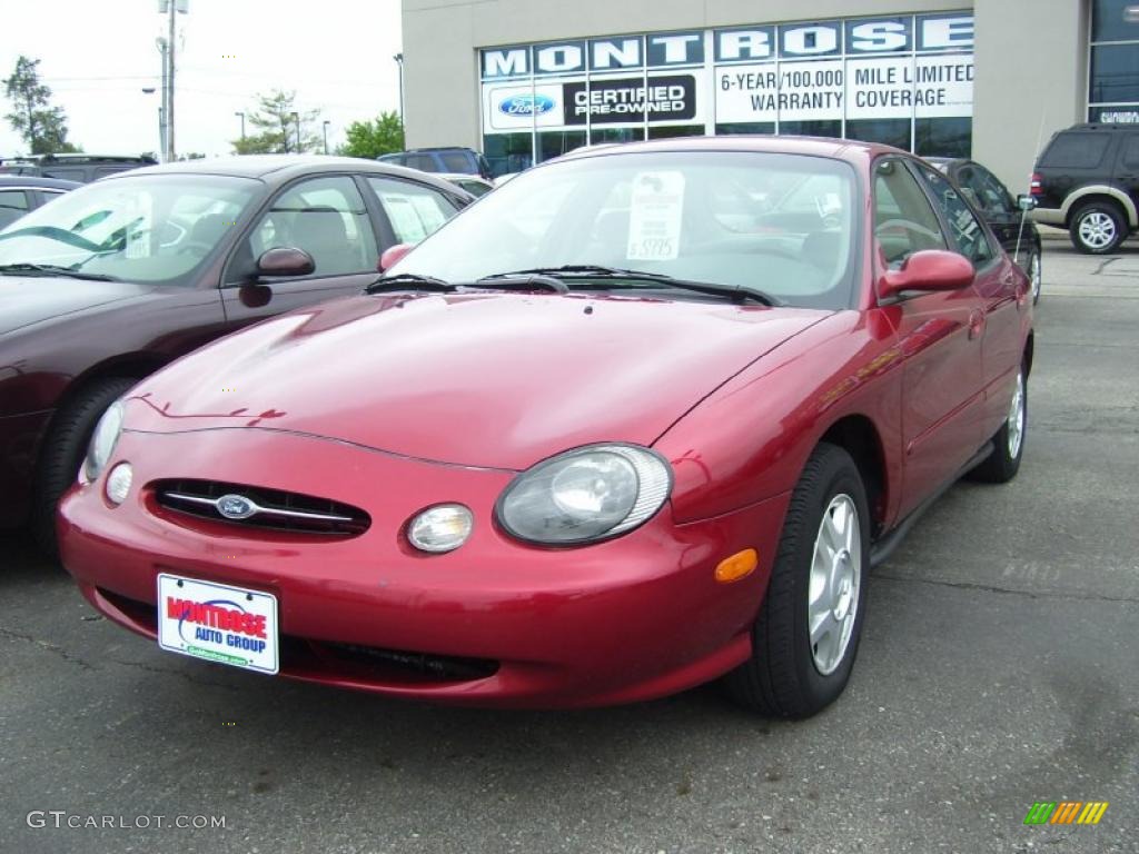 1999 Taurus SE - Toreador Red Metallic / Medium Graphite photo #6