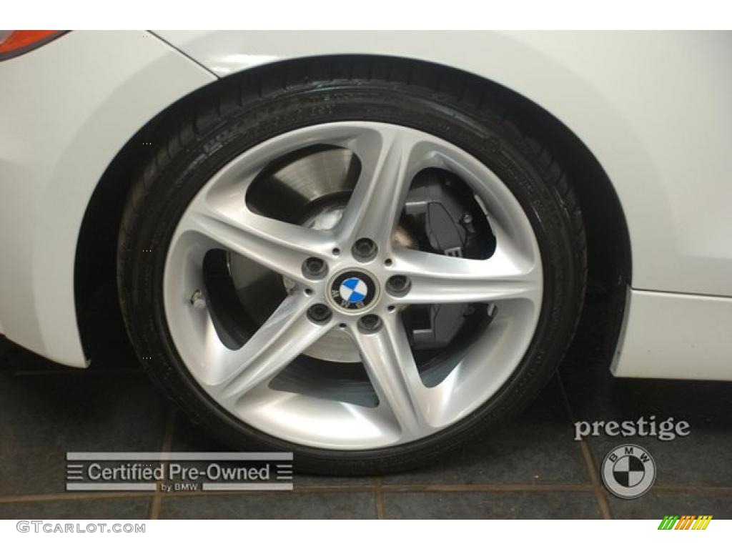 2008 1 Series 135i Convertible - Alpine White / Coral Red photo #6
