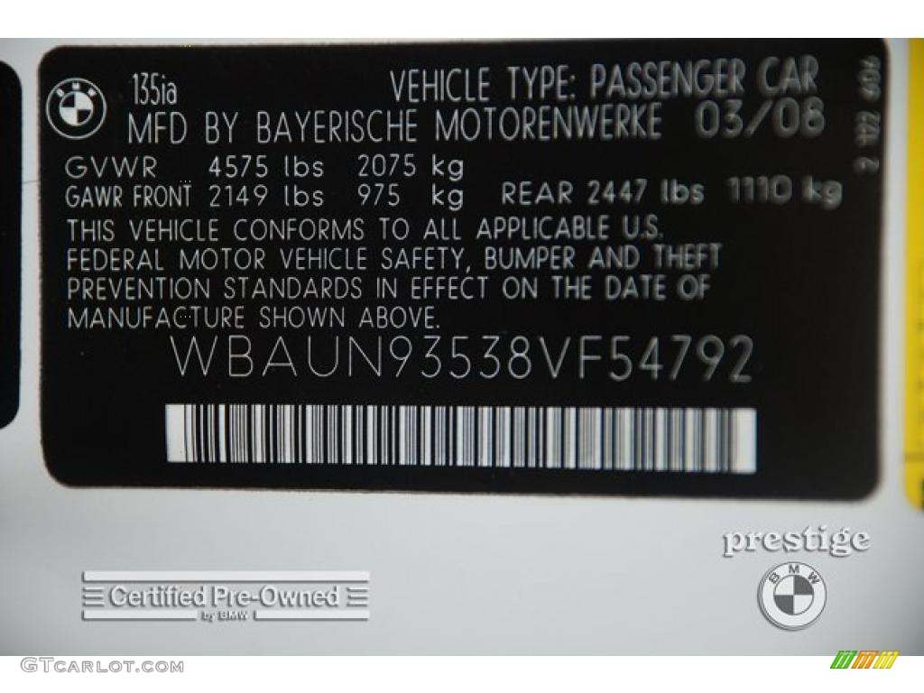 2008 1 Series 135i Convertible - Alpine White / Coral Red photo #7