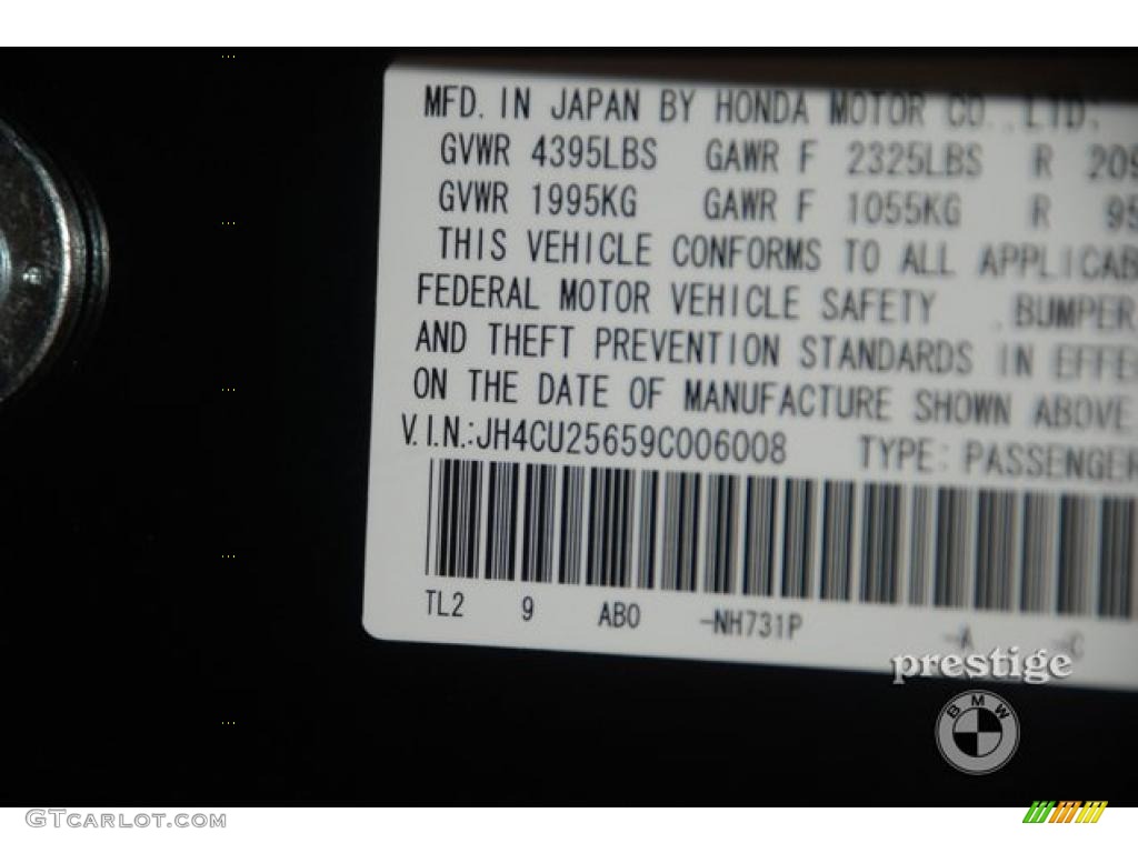 2009 TSX Sedan - Crystal Black Pearl / Ebony photo #9