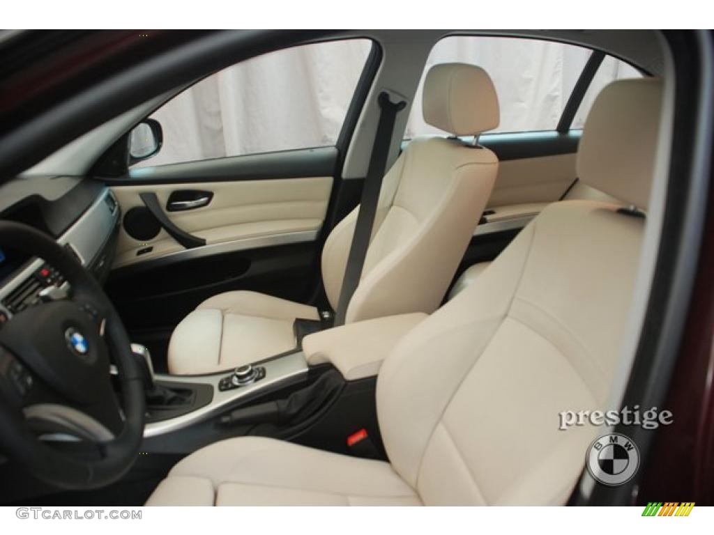 2009 3 Series 328xi Sedan - Barbara Red Metallic / Cream Beige Dakota Leather photo #9