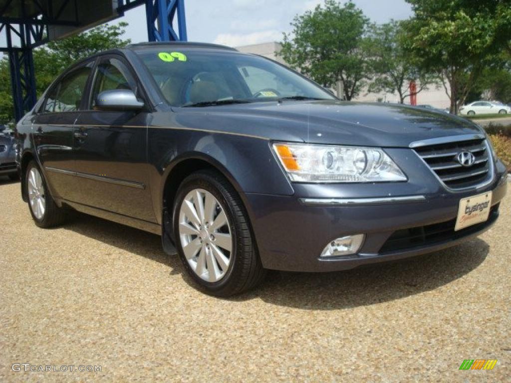 2009 Slate Blue Hyundai Sonata Limited V6 29957115 Photo 7 GTCarLot