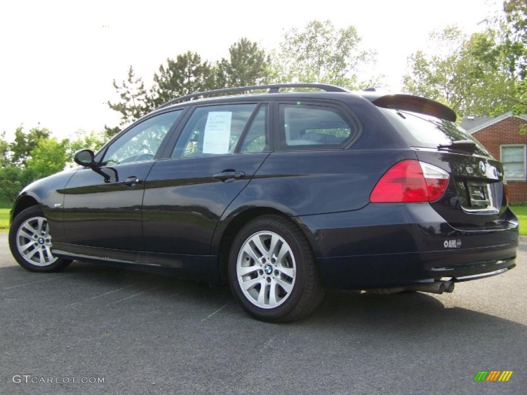 2007 3 Series 328xi Wagon - Monaco Blue Metallic / Grey photo #5
