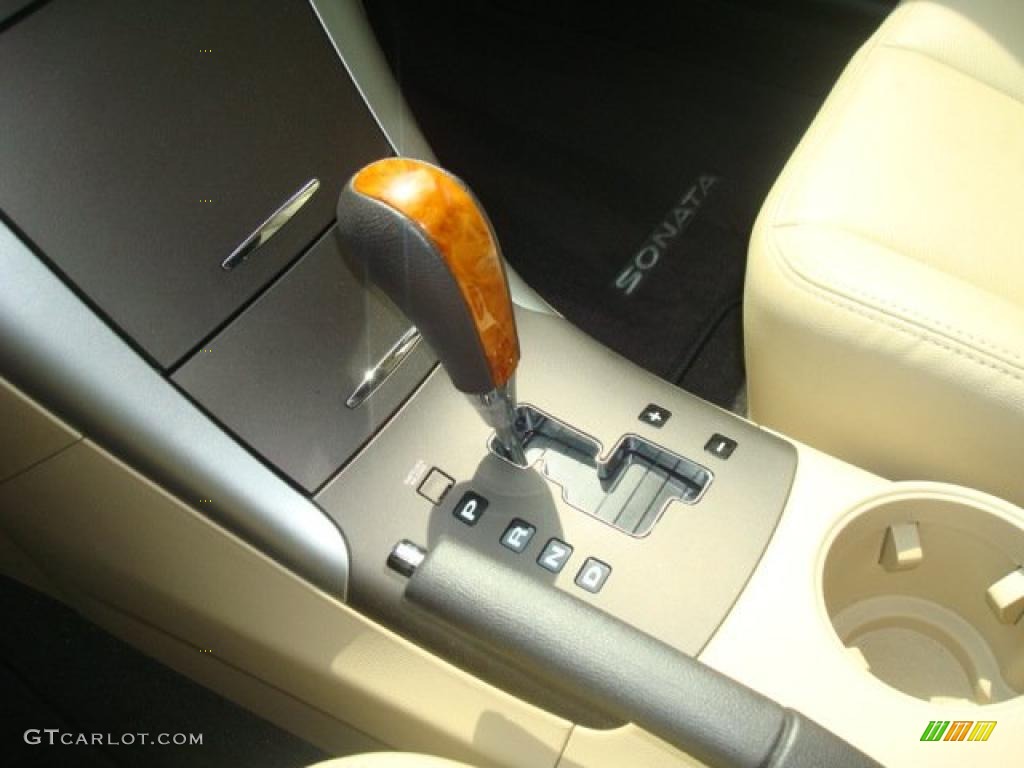 2009 Sonata Limited V6 - Slate Blue / Camel photo #18