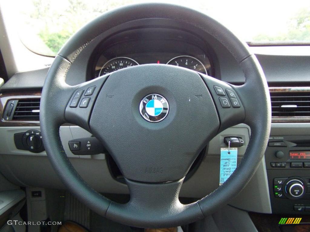 2007 3 Series 328xi Wagon - Monaco Blue Metallic / Grey photo #23