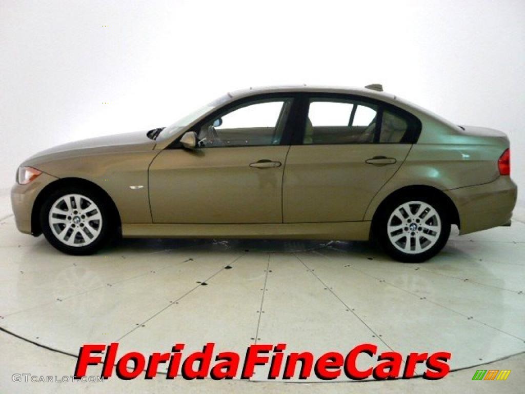 2006 3 Series 325i Sedan - Sonora Metallic / Black photo #3